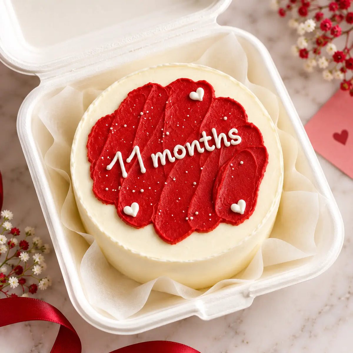 Love Notes Bento Cake