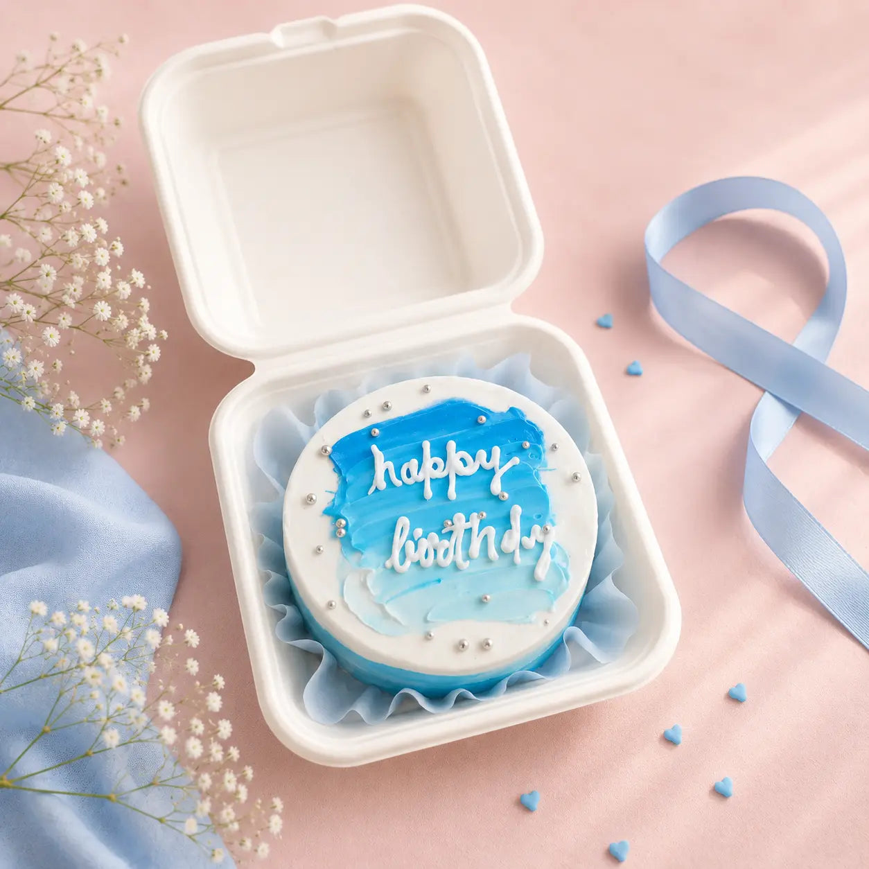 Blue Bento Cake
