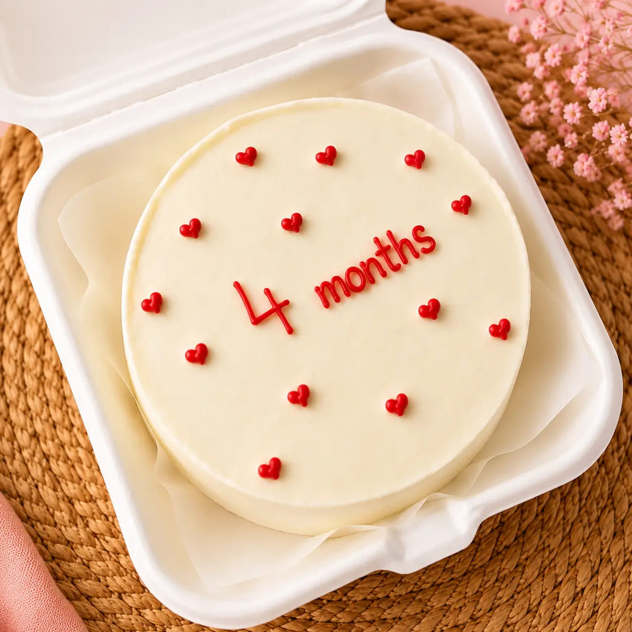 Milestone Love Bento Cake