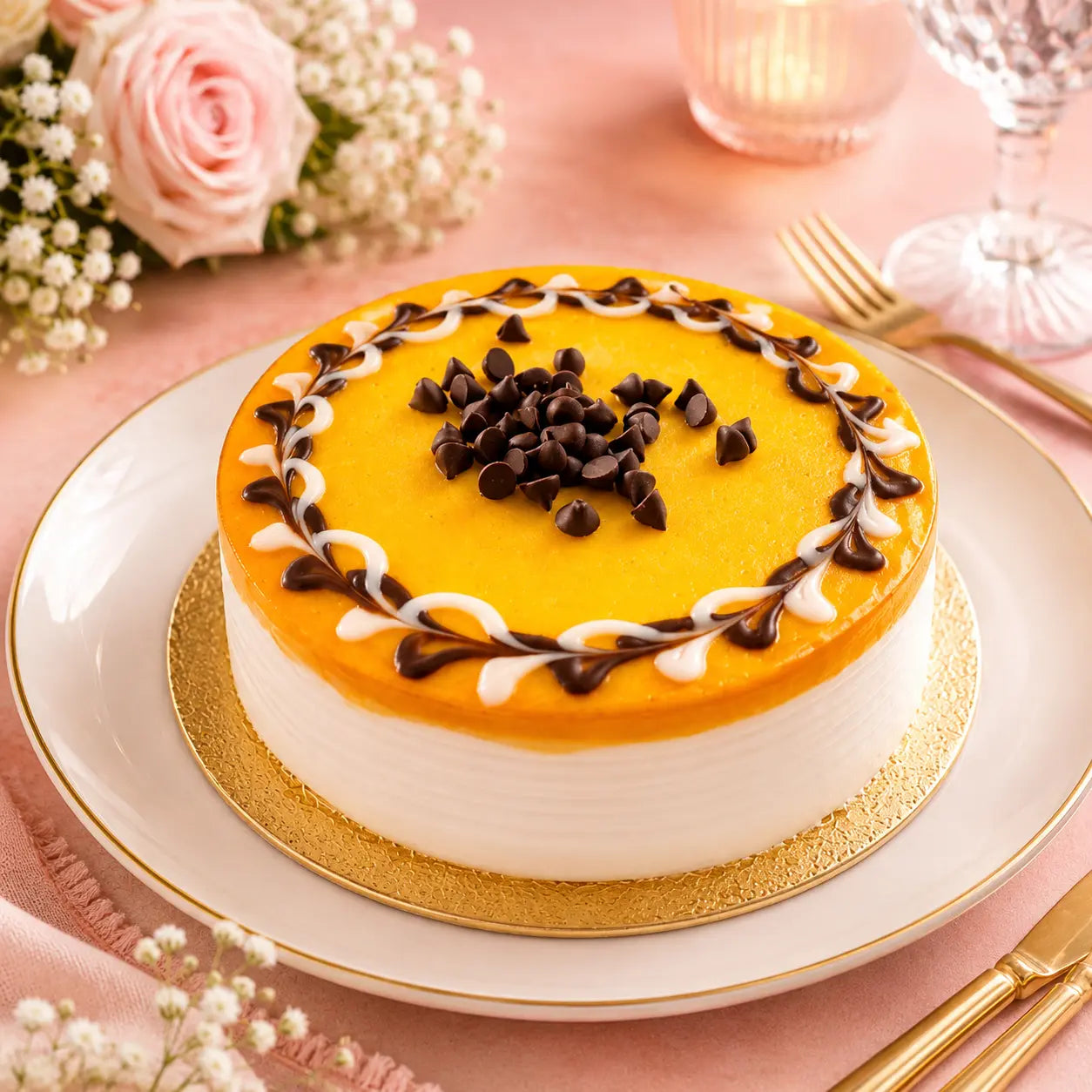 Butterscotch Choco Charm Cake
