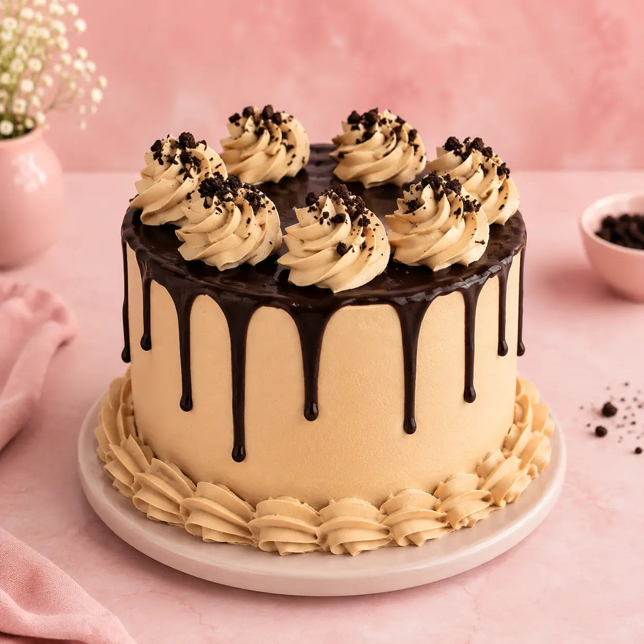 Cookies & Cream Drip Cake