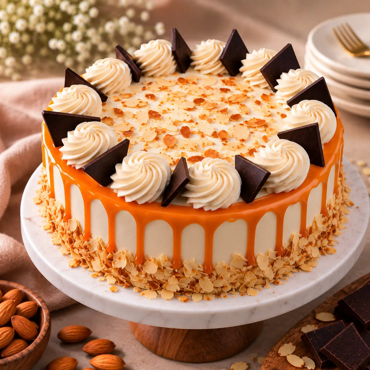 Butterscotch Crunch Cake