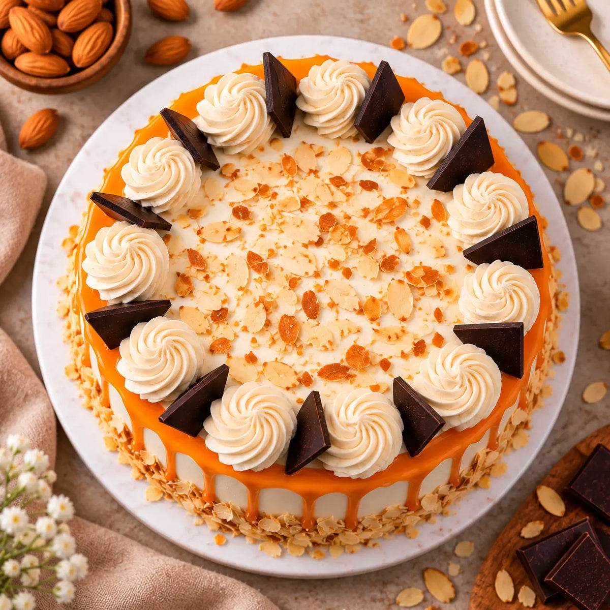 Butterscotch Crunch Cake