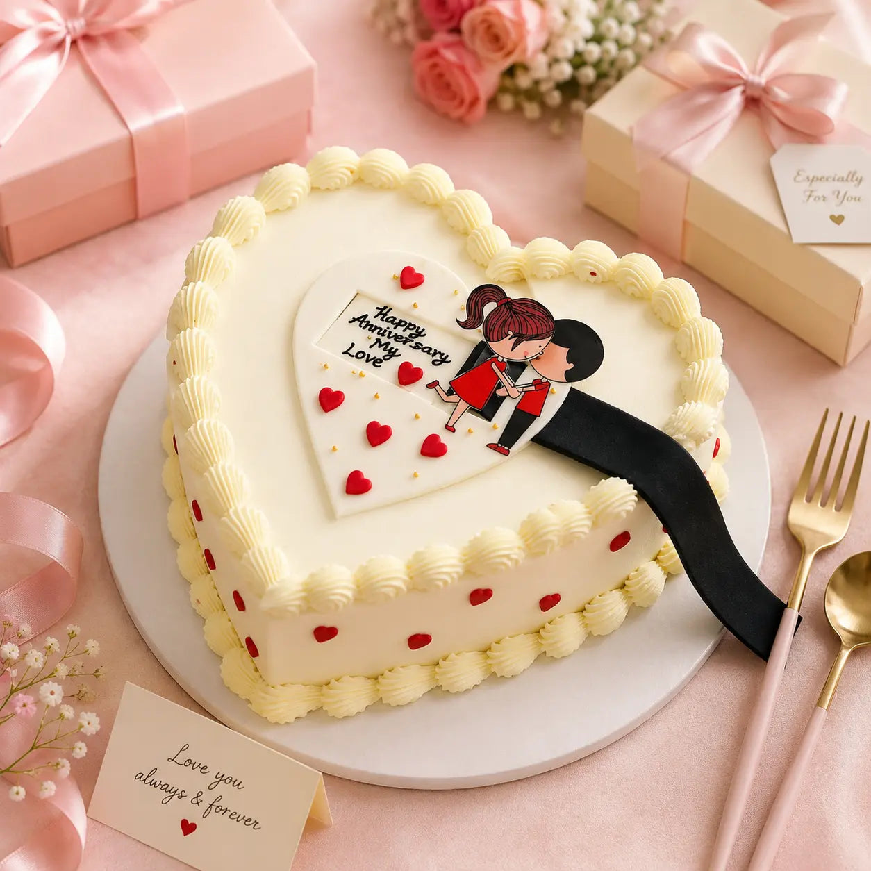 Hidden Heart Surprise Cake
