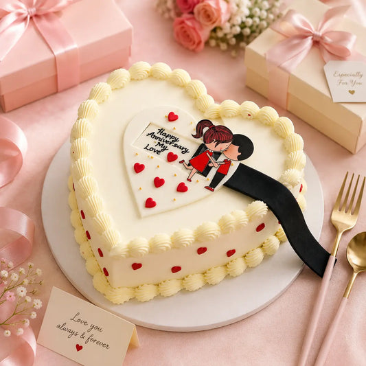 Hidden Heart Surprise Cake