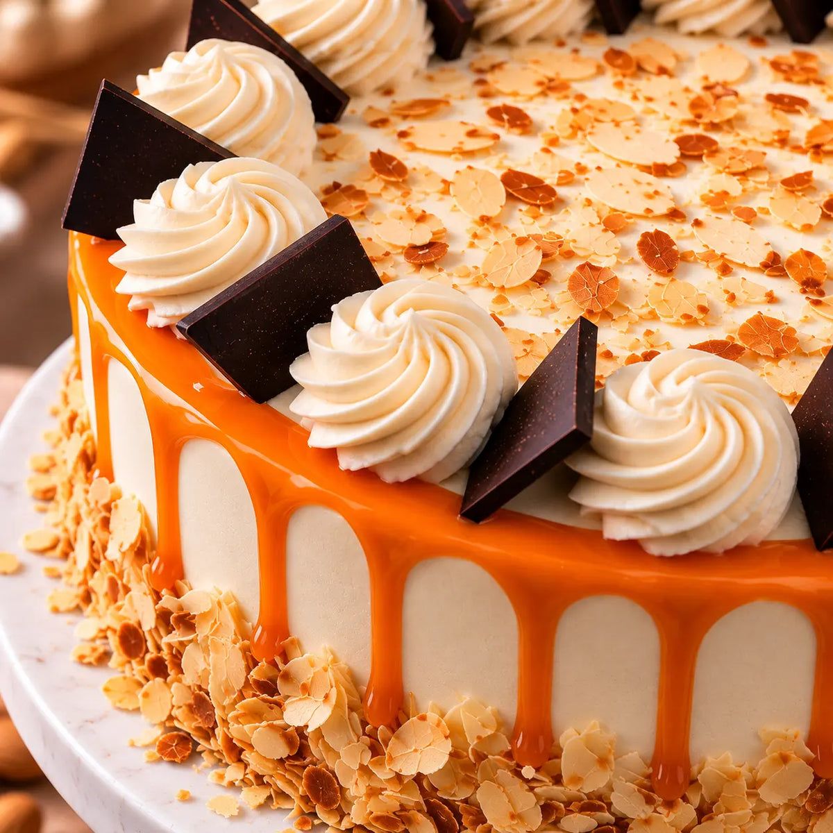 Butterscotch Crunch Cake