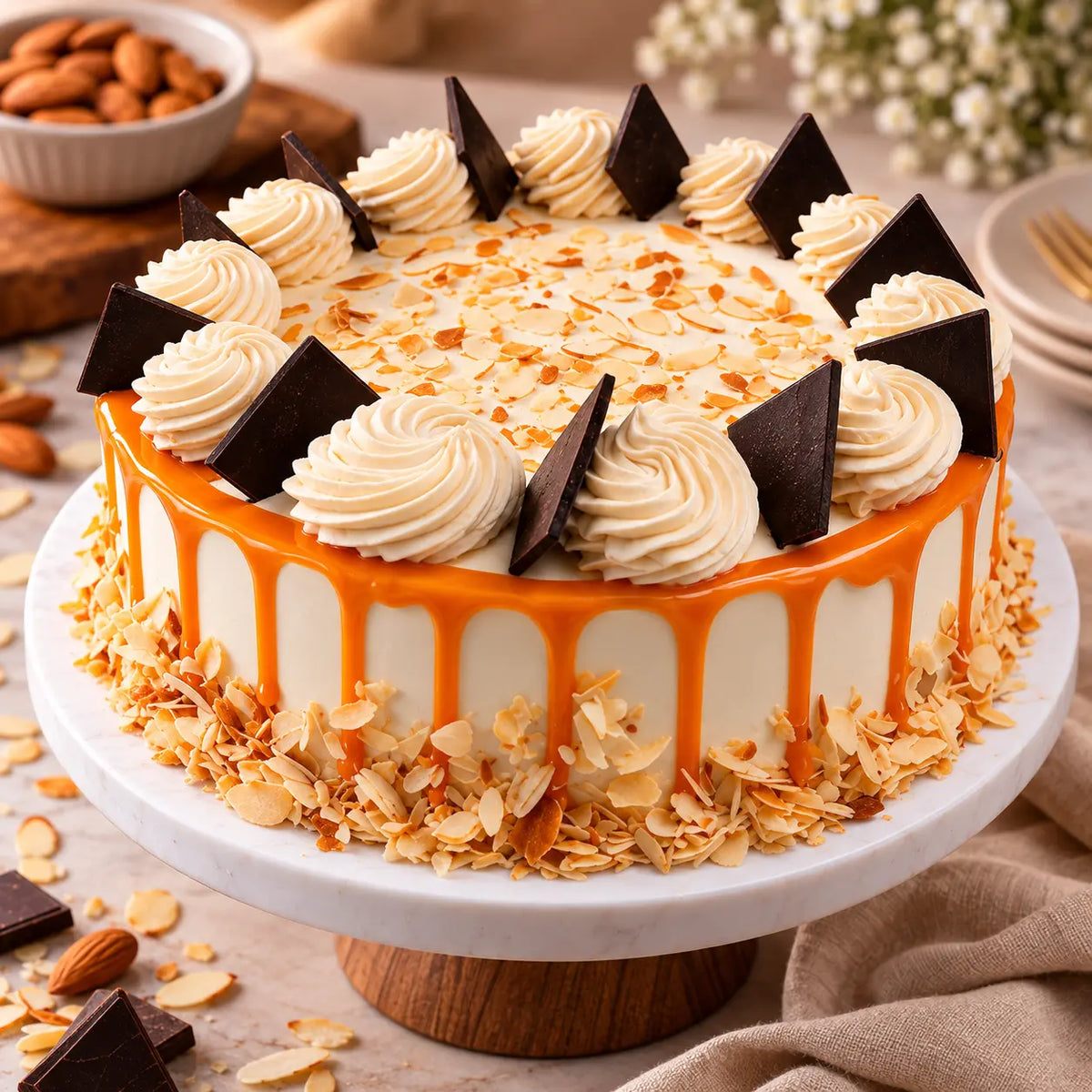 Butterscotch Crunch Cake