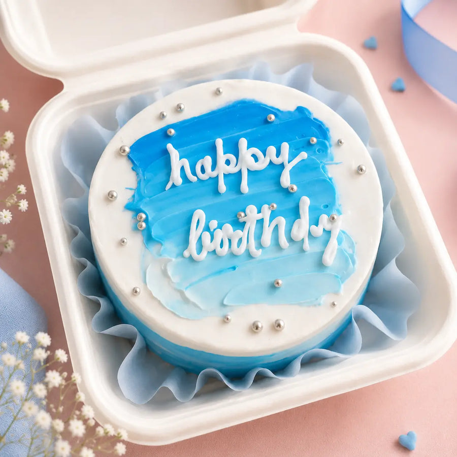 Blue Bento Cake