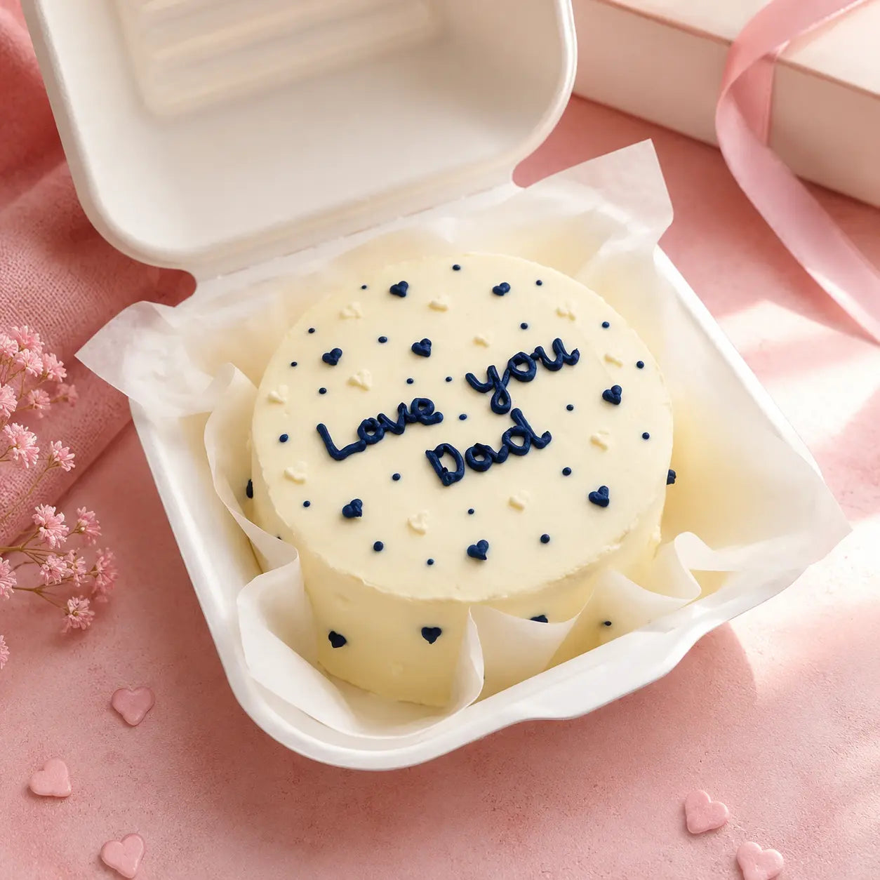 Midnight Love Bento Cake