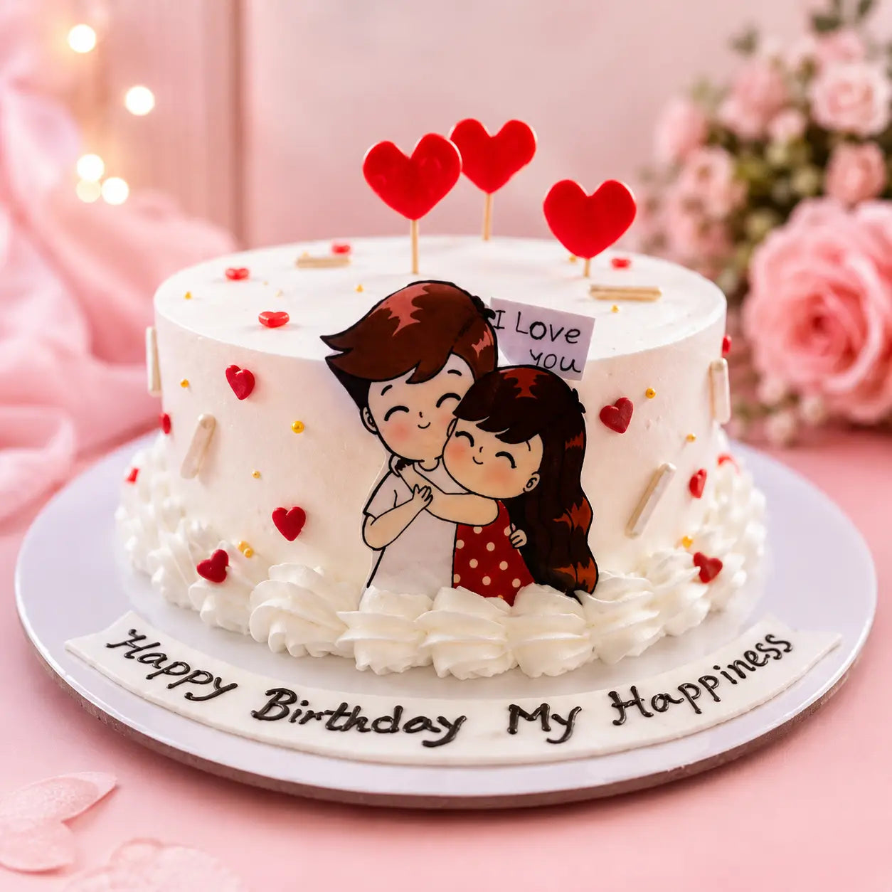 Romantic Birthday Cake