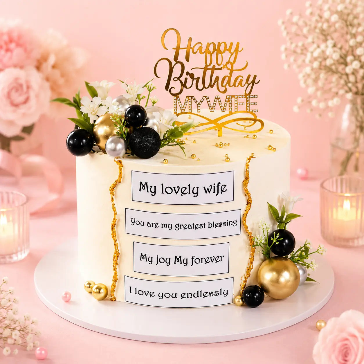 Forever My Queen Birthday Cake