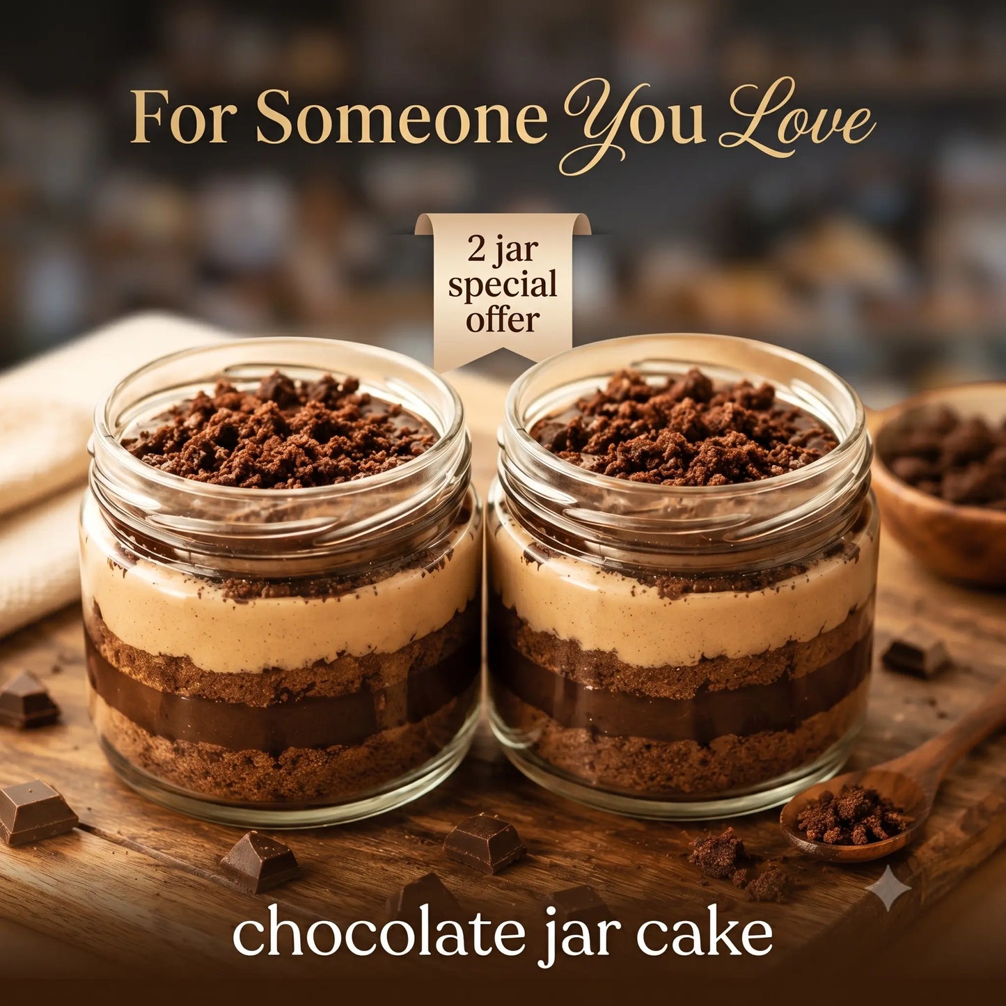 Chocolate Jar Cake