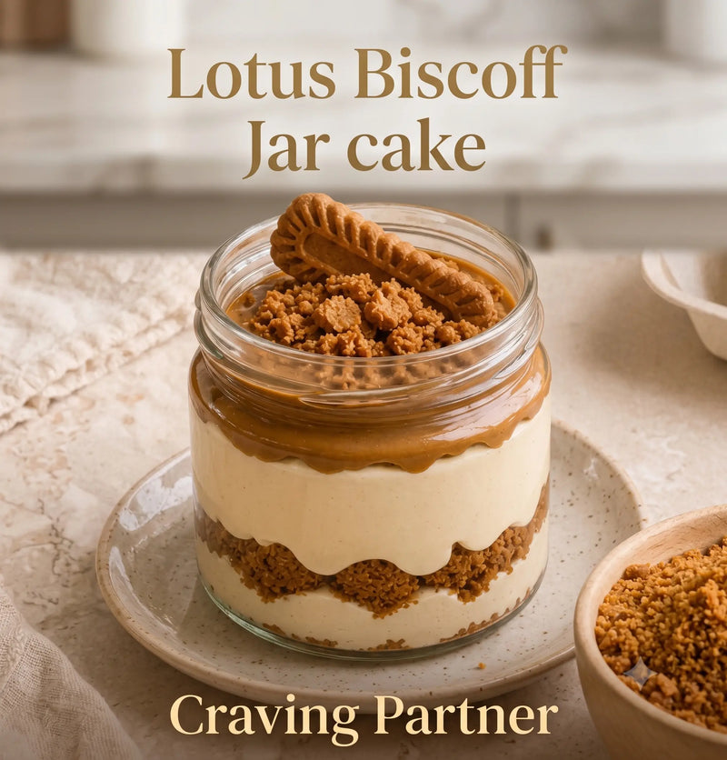 Lotus Biscoff Jar Cake