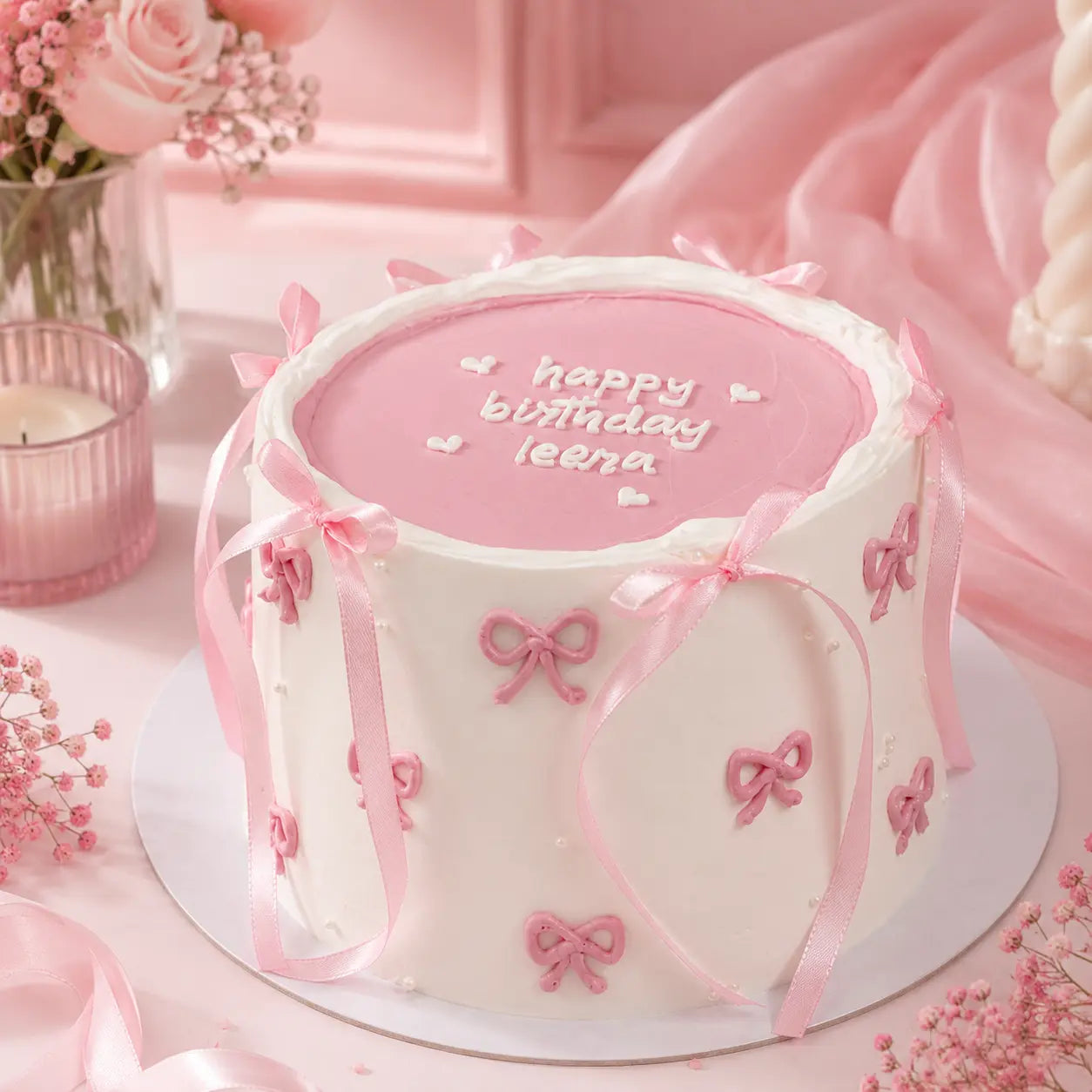 Forever Blush Birthday Cake