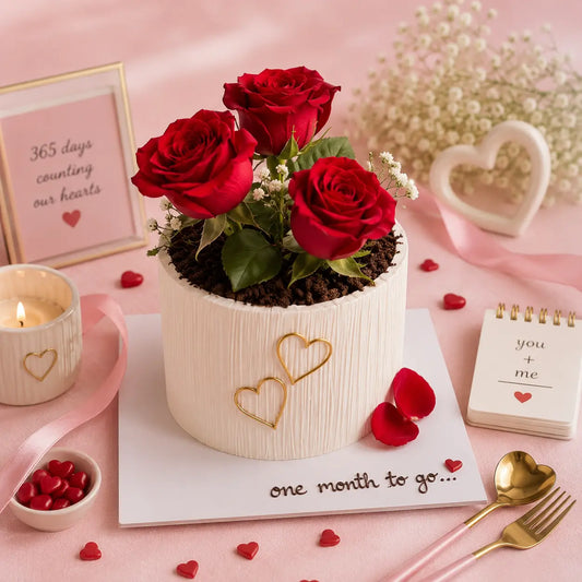 Blooming Love Surprise Cake