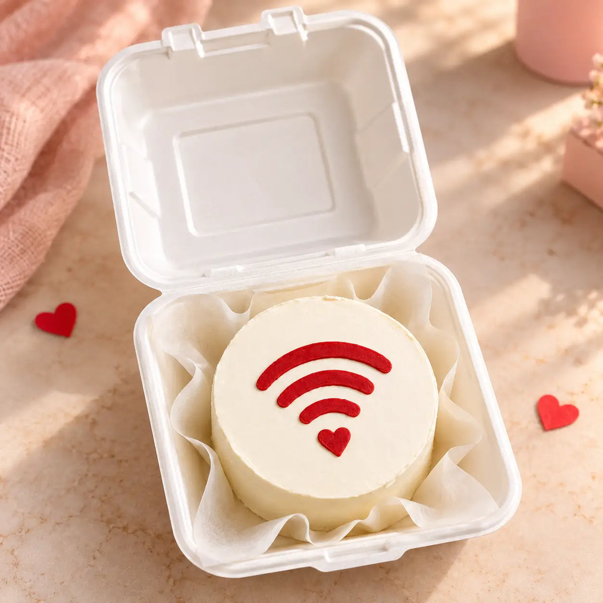Love Connection Bento Cake