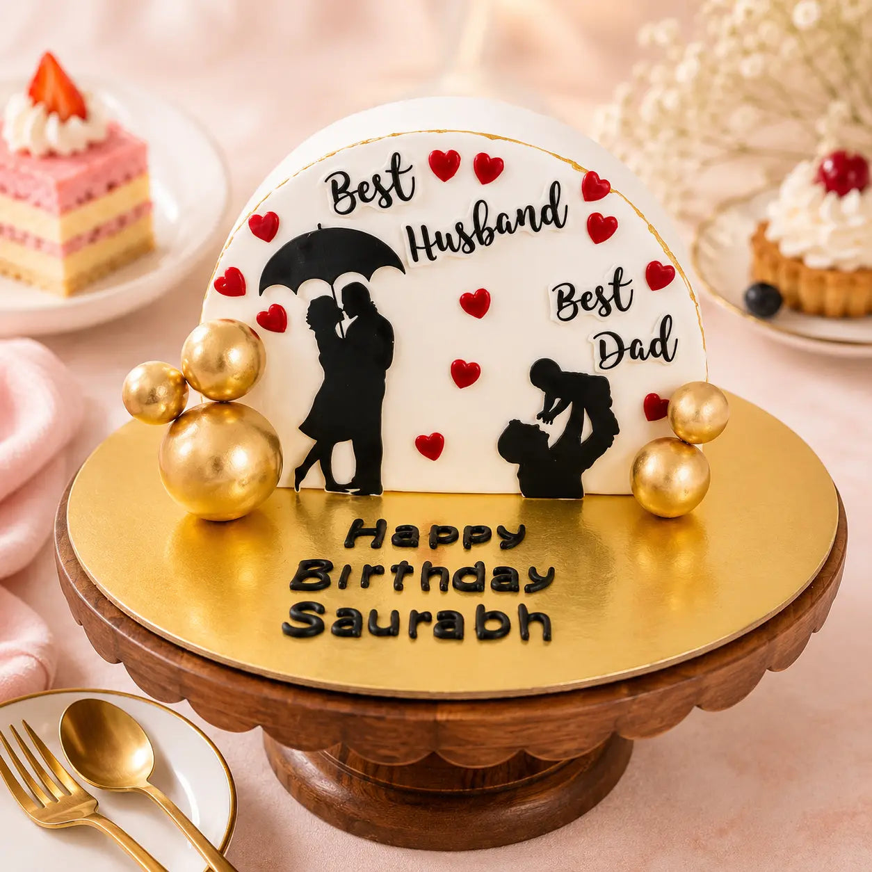 Best Husband Best Dad Birthday Cake