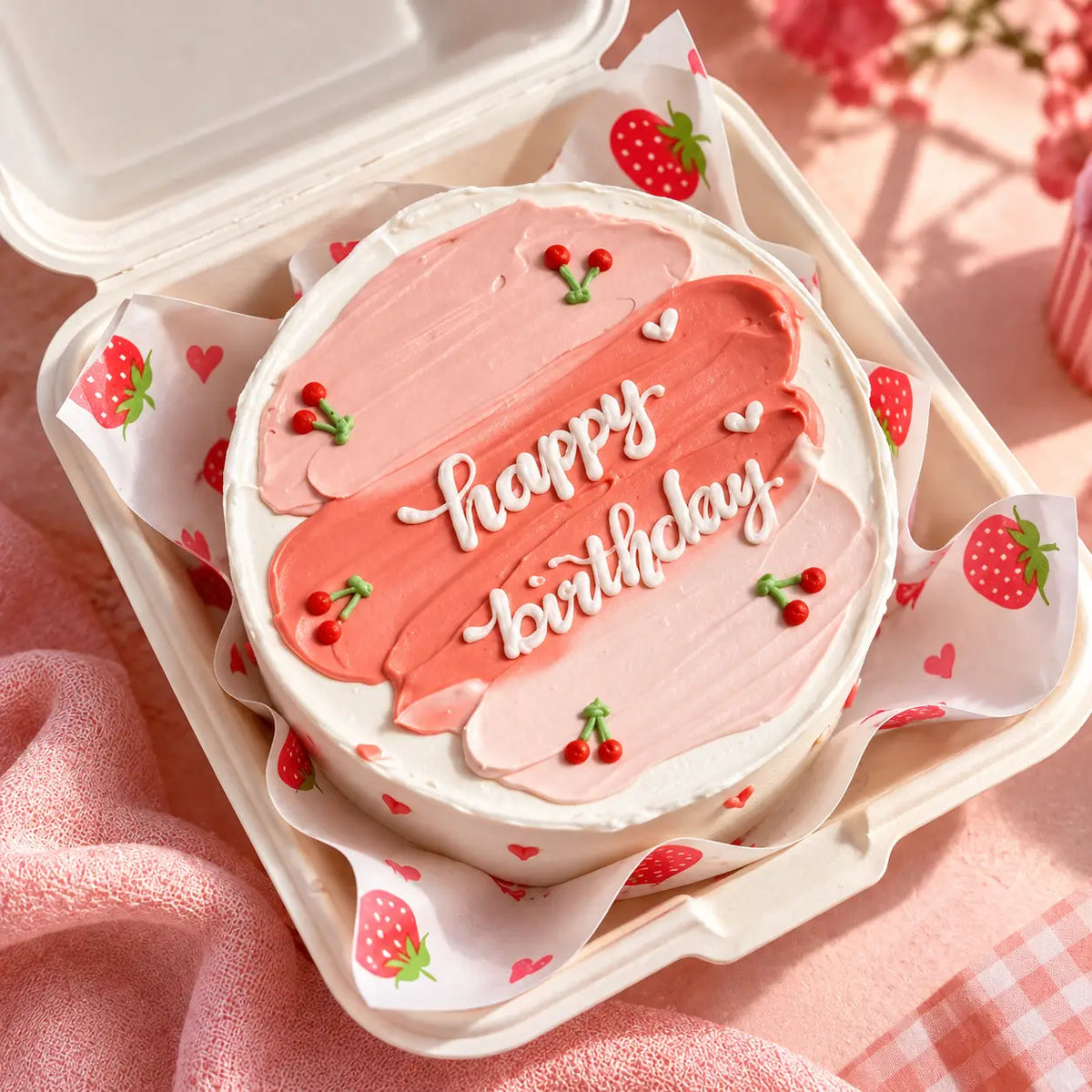 Love Birthday Bento Cake