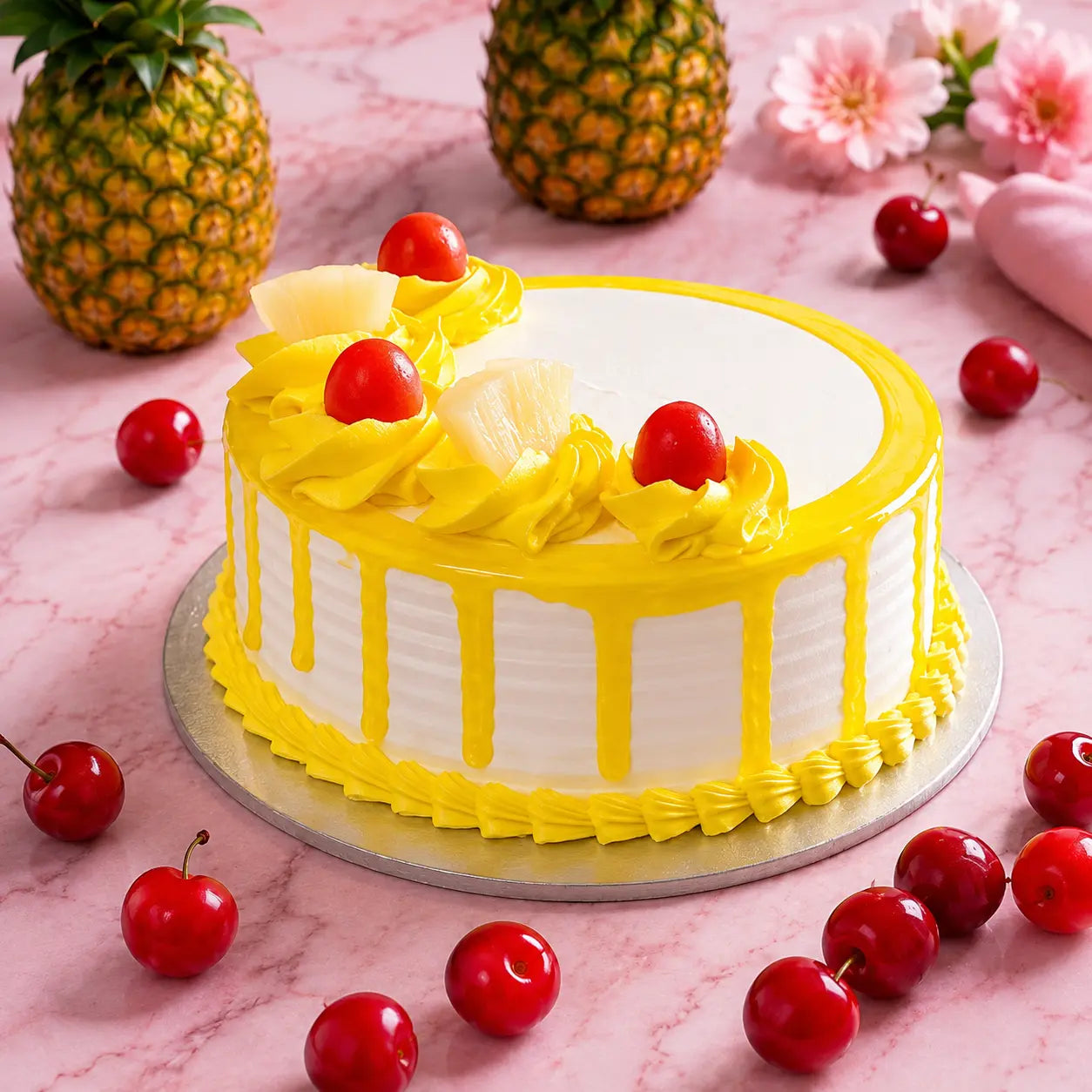 Classic Pineapple Celebration Cake