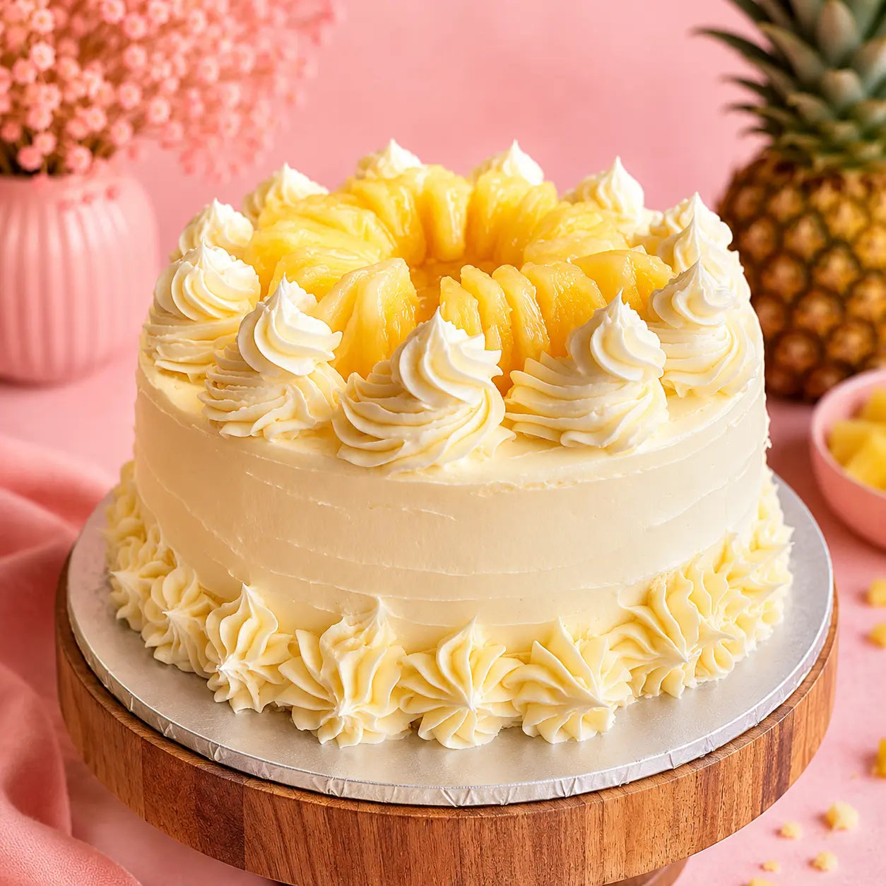 Pineapple Crown Celebration Cake