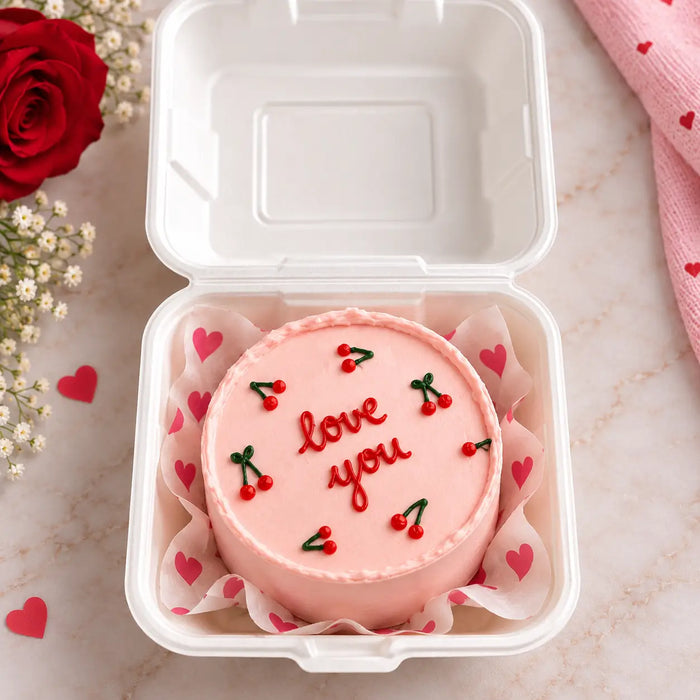 Love You Cherry Bento Cake