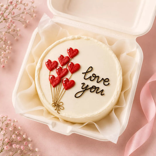Love Balloon Bento Cake
