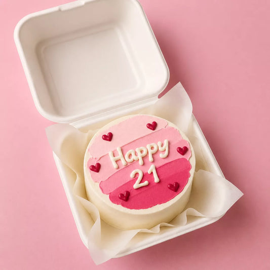 Pink Bento Cake