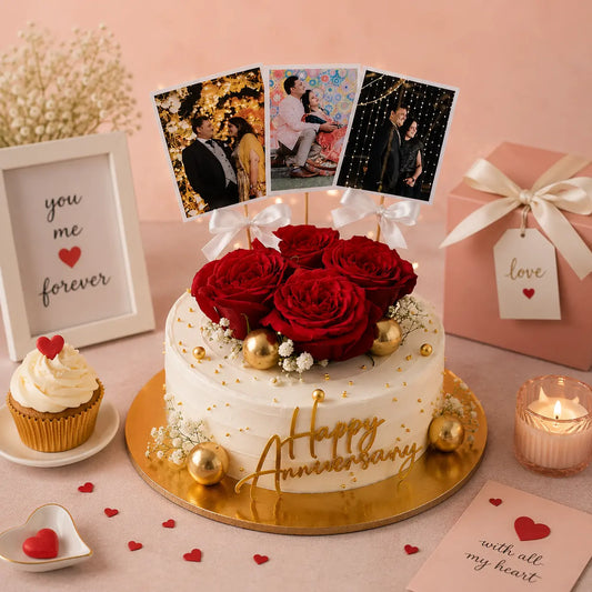 Rose Memory Couple Cake
