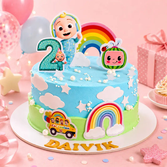 Giggles Cocomelon Cake